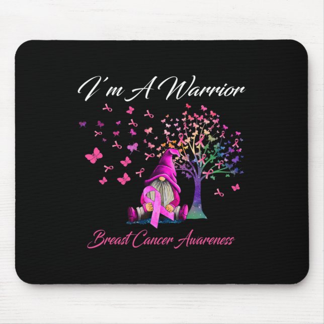 Mousepad Eu sou um Cancer de guerreiros, um gnomo de consci (Frente)