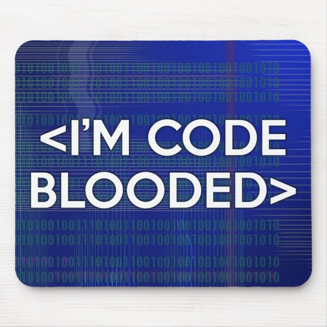 MOUSEPAD EU SOU UM CÓDIGO DE SANGUE (Frente)