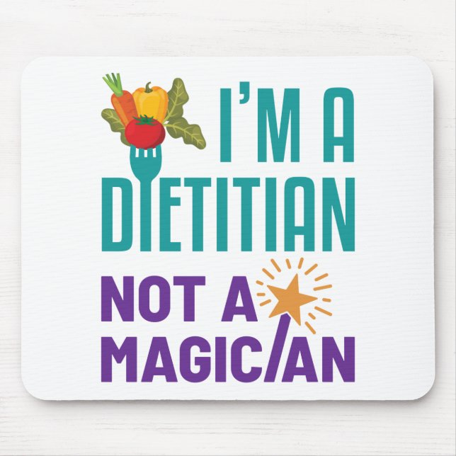 Mousepad Eu sou um Dietitiano não um mágico (Frente)