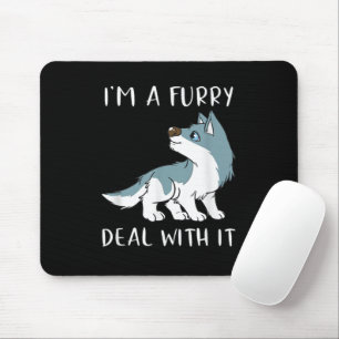 Mousepad Eu Sou Um Furros Aceito Com Isso Fandom Bonito De 