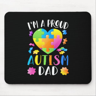 Mousepad Eu sou um Pai Autismo orgulhoso Sensibilização