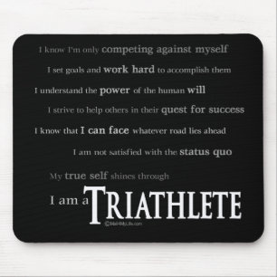 Mousepad Eu sou um Triathlete