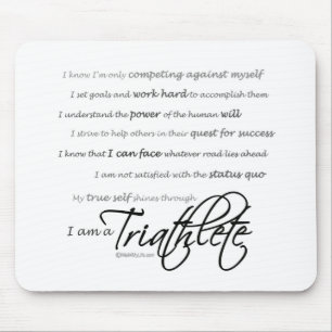 Mousepad Eu sou um Triathlete - roteiro