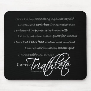 Mousepad Eu sou um Triathlete - roteiro