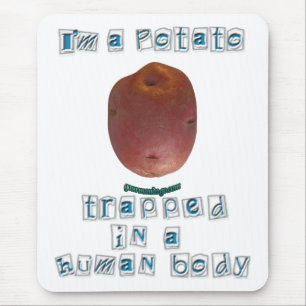 Mousepad Eu sou uma batata