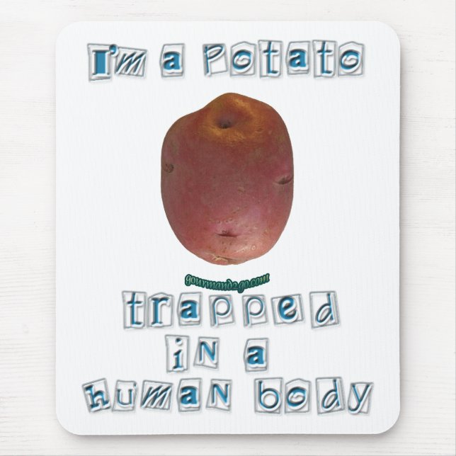 Mousepad Eu sou uma batata (Frente)