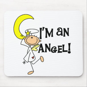 Mousepad Eu sou uma Camisetas e Presentes de Anjo