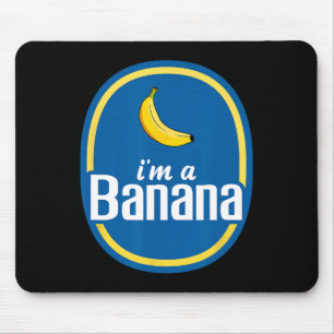 Mousepad Eu sou uma Fruta de Banana no Dia das Bruxas.