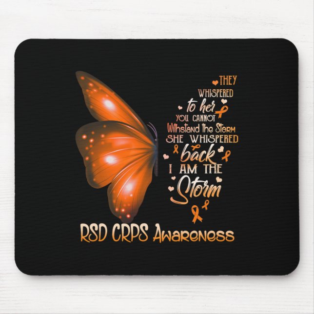 Mousepad Eu sou uma tempestade RSD CRPS Awarting Butterfly (Frente)