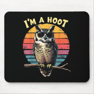 Mousepad Eu Sou Uma Vintagem De Pássaro De Coruja Que Diz S