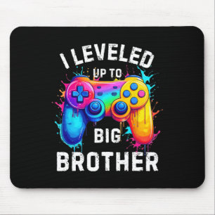 Mousepad Eu Subi de Nível Para Irmão Mais Velho Arte de Spl