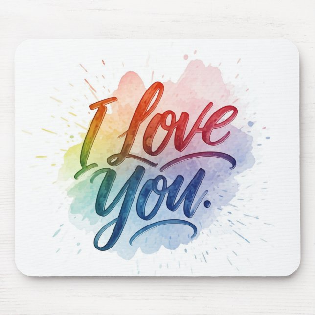 Mousepad Eu Te Amo (Frente)