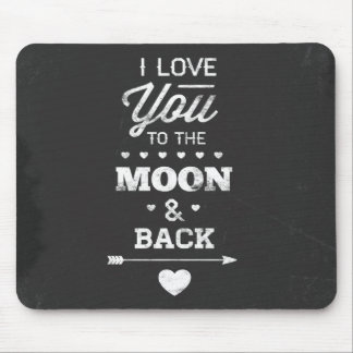 Mousepad Eu Te Amo À Lua E De Volta