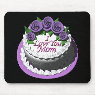 Mousepad Eu te amo bolo da mamã