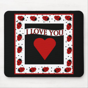 Mousepad Eu Te Amo Damybugs