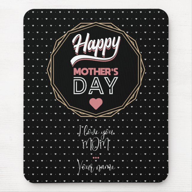 Mousepad Eu te amo mãe (Frente)