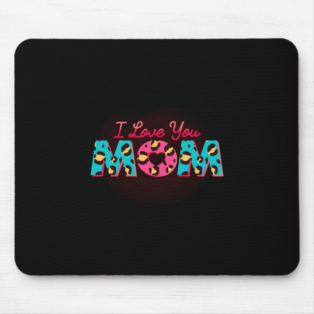 Mousepad Eu te amo, mãe Sublime (Frente)