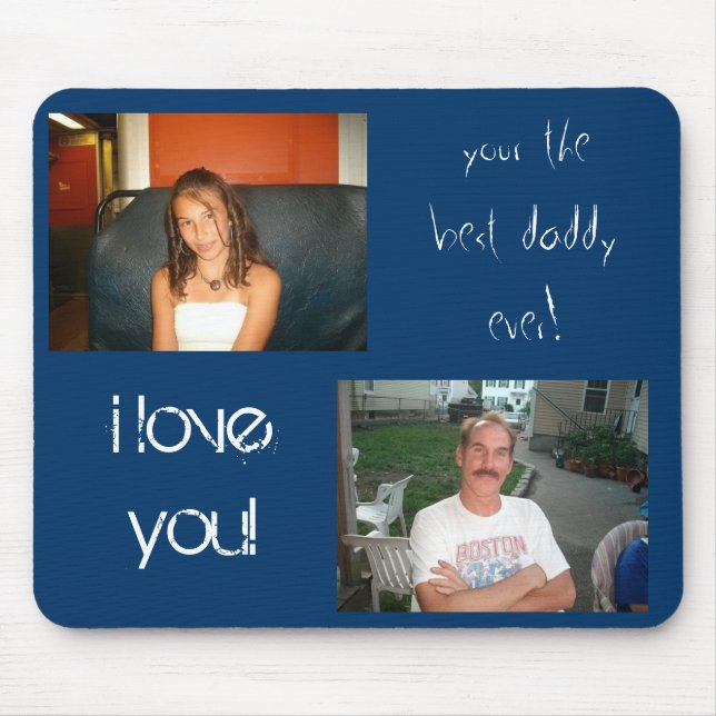 Mousepad eu te amo pai (Frente)