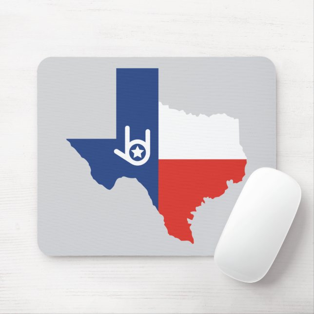 Mousepad Eu Te Amo Texas (Com mouse)