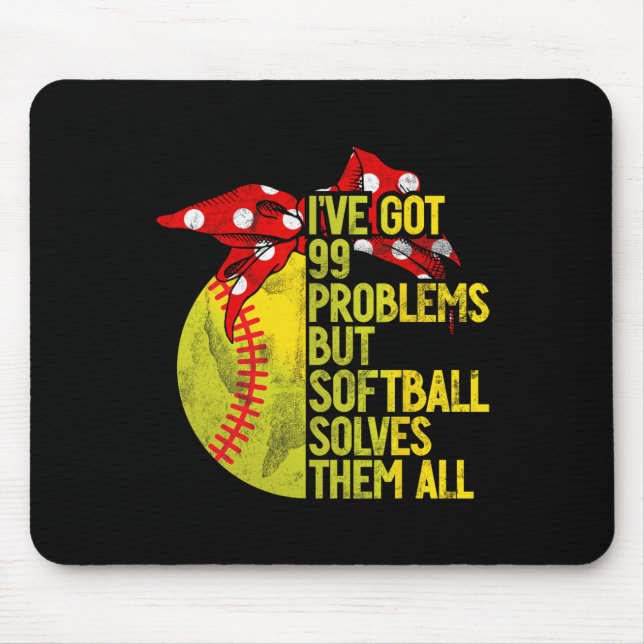 Mousepad Eu Tenho 99 Problemas Mas a Softll Resolve Todos (Frente)