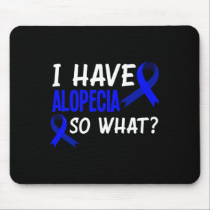 Mousepad Eu Tenho Alopecia Divertida Alopecia Guerreira