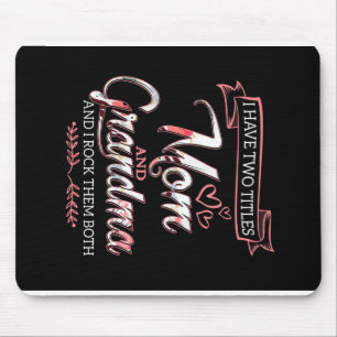 Mousepad Eu Tenho Dois Títulos Mãe, Dia de as mães Prese