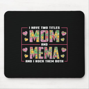 Mousepad Eu Tenho Dois Títulos Mamãe E Mema Dão Presentes M