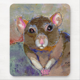Mousepad Eu tenho edições - arte sensível da pintura do