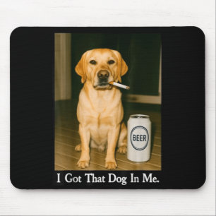 Mousepad Eu Tenho Esse Cachorro Em Mim Cachorro Engraçado F