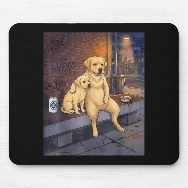 Mousepad Eu Tenho Esse Cachorro Em Mim Cachorro Engraçado L (Frente)