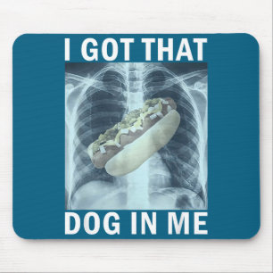 Mousepad Eu Tenho Esse Cachorro Em Mim Meme de Raio-X de Ca