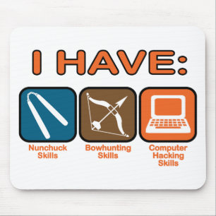 Mousepad Eu tenho habilidades Napoleon Dynamite