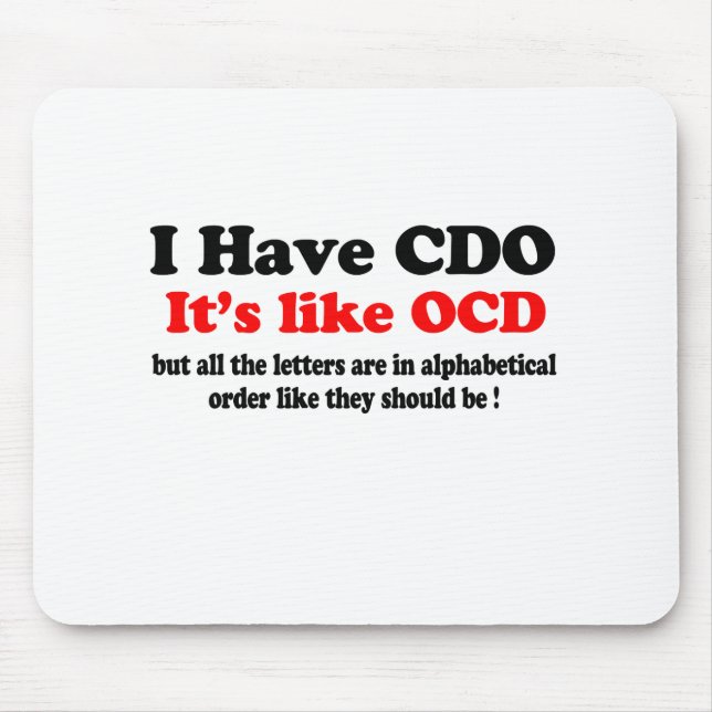 Mousepad eu tenho o cdo (Frente)