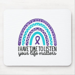 Mousepad Eu Tenho Tempo Para Ouvir, Conscientização sobre P