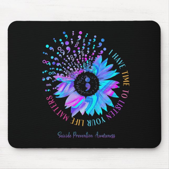 Mousepad Eu Tenho Tempo Para Ouvir Prevenção (Frente)