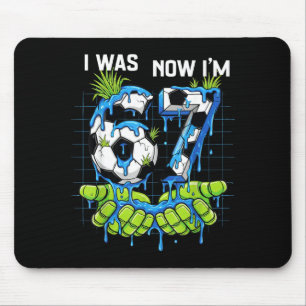 Mousepad Eu tinha 6 anos agora eu tenho 7 anos de idade Men
