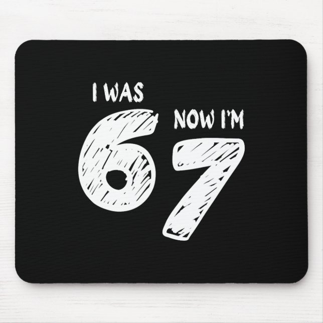 Mousepad Eu tinha 6 anos agora tenho 7 (Frente)