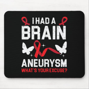 Mousepad Eu Tinha Aneurisma Cerebral Condição Médica Aneuri