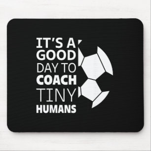 Mousepad Eu Treino Humanos Minúsculos Treinador de Futebol