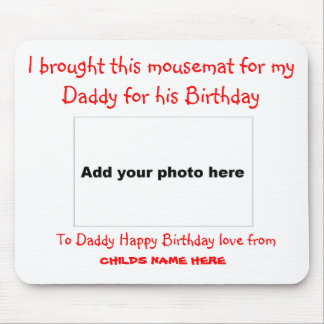 Mousepad Eu trouxe este Mousemat para meu pai