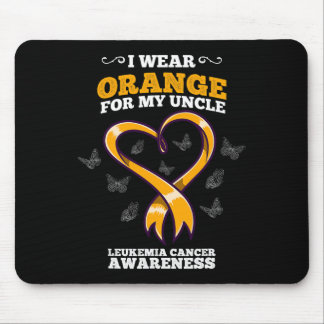 Mousepad Eu Uso Laranja Tio Conscientização do Câncer de Le