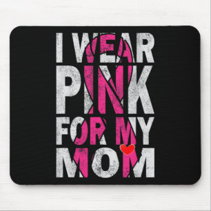 Mousepad Eu Uso Rosa pela Conscientização do Câncer de Mama