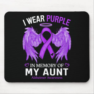 Mousepad Eu Uso Roxo Em Memória Da Tia Heimerheimer Conscie