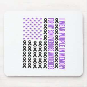 Mousepad Eu Uso Roxo Em Memória Do Meu Filho Conscientizaçã