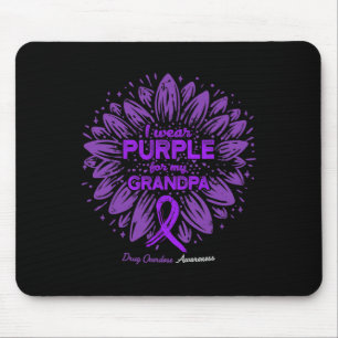 Mousepad Eu Uso Roxo Pelo Avô Sunflower Overdose de Drogas