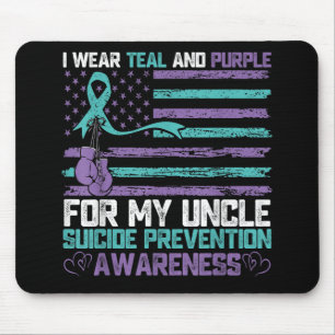 Mousepad Eu Uso Verde Turquesa E Roxo Pelo Meu Tio Conscien