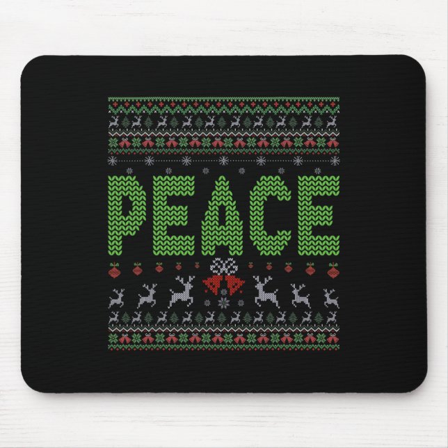 Mousepad Eu Venho Em Paz Estou Correspondendo ao Natal Feio (Frente)