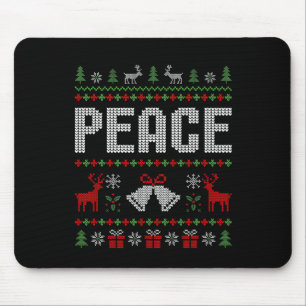 Mousepad Eu Venho Em Paz Sou Paz Casal Combinando Natal