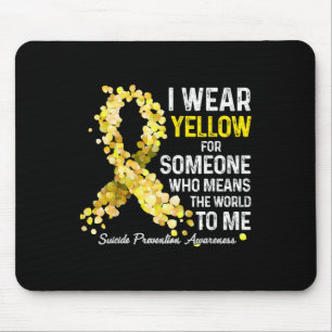 Mousepad Eu Visto Amarelo Para Alguém Que Perca A Prevenção