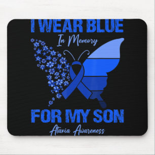Mousepad Eu Visto Azul Na Memória Para O Meu Filho Ataxia C